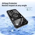 thumbnail image 4 of GadgetCom Magnetic Case Compatible with Apple iPhone 17 Pro Max, Aluminium Vented Design Back Cover Shell With Camera Protection, 4 of 7