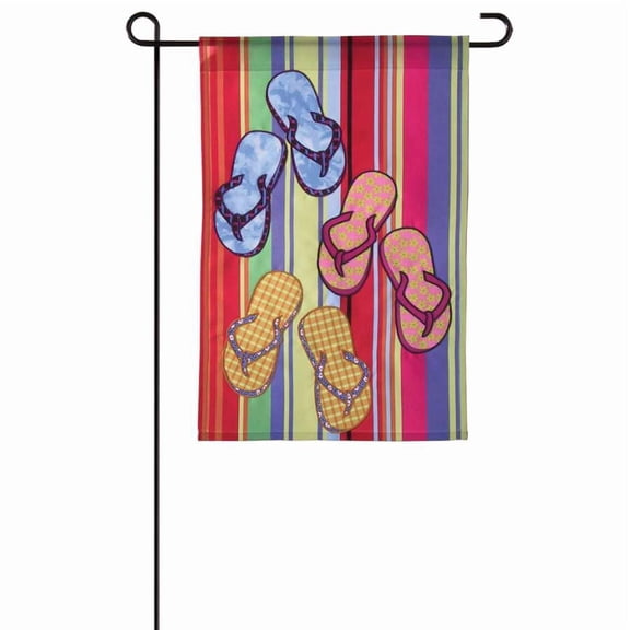 Premier Garden Size Flag - Espadrille Flip Flops