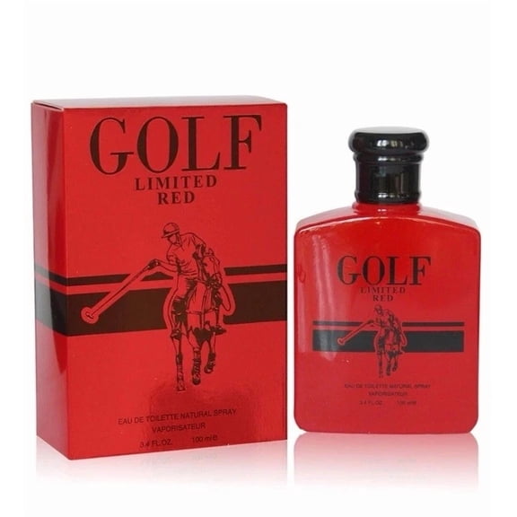 Golf Limited Red Eau de Toilette for Men – 3.4 fl oz / 100 ml