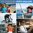 thumbnail image 2 of Newest Polarized Sports Sunglasses for Men Women, UV400 Protection, Ideal for Running Baseball Driving Fishing Cycling, 2 of 7