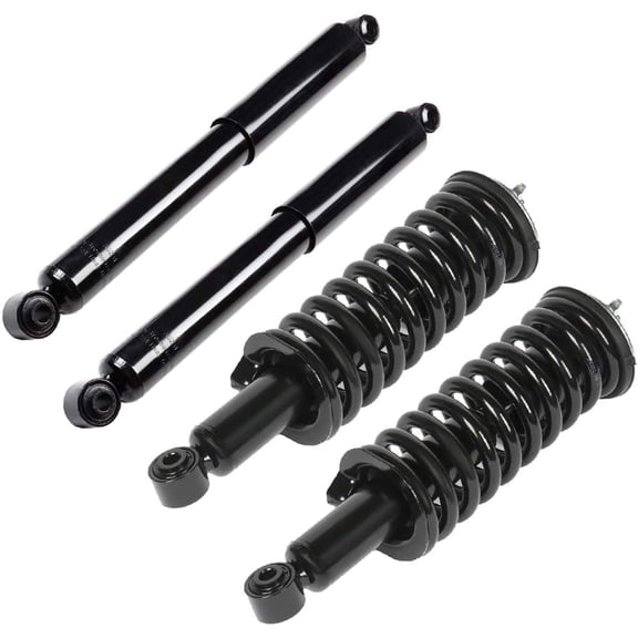 ECCPP Complete Struts Front and Rear Pair Strut Spring Assembly Shock Absorber for 2005-2014 for Nissan Frontier Set of 4