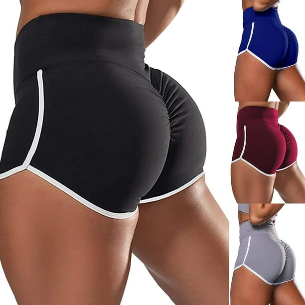 Zeus Large Size Women High Waist Hip Lifter Slim Yoga Sports Shorts Boxers  Hot Pants 