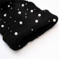 thumbnail image 4 of Winter Warm Knit Pearls Beanie Hat Skull Cap Pom Beanies for Men Women, 4 of 5