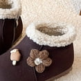 thumbnail image 4 of Quealent Girl's Boy's Winter Snow Boots Ankle Boots for Kids Boots Warm Furry Anti-Slip Coffee for Size 8.5, 4 of 8