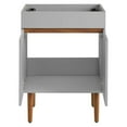 thumbnail image 4 of Modway Eei-3918-Gry-Wal Harvest 24"" Bathroom Vanity In Gray Walnut (Sink Basin Not Included), 4 of 4