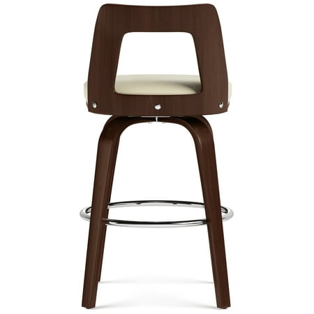 Simpli Home - Ellison Bentwood Counter Height Stool (Set of 2) - Cream