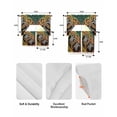 thumbnail image 5 of Polynesia Texture Swag Kitchen Curtains Sets for Windows 24 Inch Length, Abstract Traditional Tribe Sea Turtle Short Window Curtain Panels Swags Valances and Tiers 3 Piece Set for Cafe/Dining Room, 5 of 5