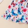 thumbnail image 6 of Toddler Baby Girl Farm Outfit Cow/Cactus Print Sleeveless Strap Romper Overalls Shorts Jumpsuit Bodysuit Western Clothes, 6 of 7