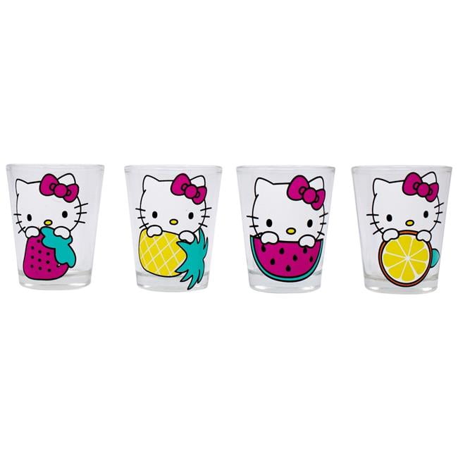 Hello Kitty 1.5-Ounce Mini Shot Glasses | Set of 4
