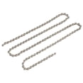thumbnail image 3 of 9-Speed Bicycle Chain, Stainless Steel 116-Link Bike Chain with 2 Magic Buckles, Double X Bridge Structure for Smooth & Agile Shifting, Rust-Resistant Electroplated Chain Compatible with Mountain, 3 of 7