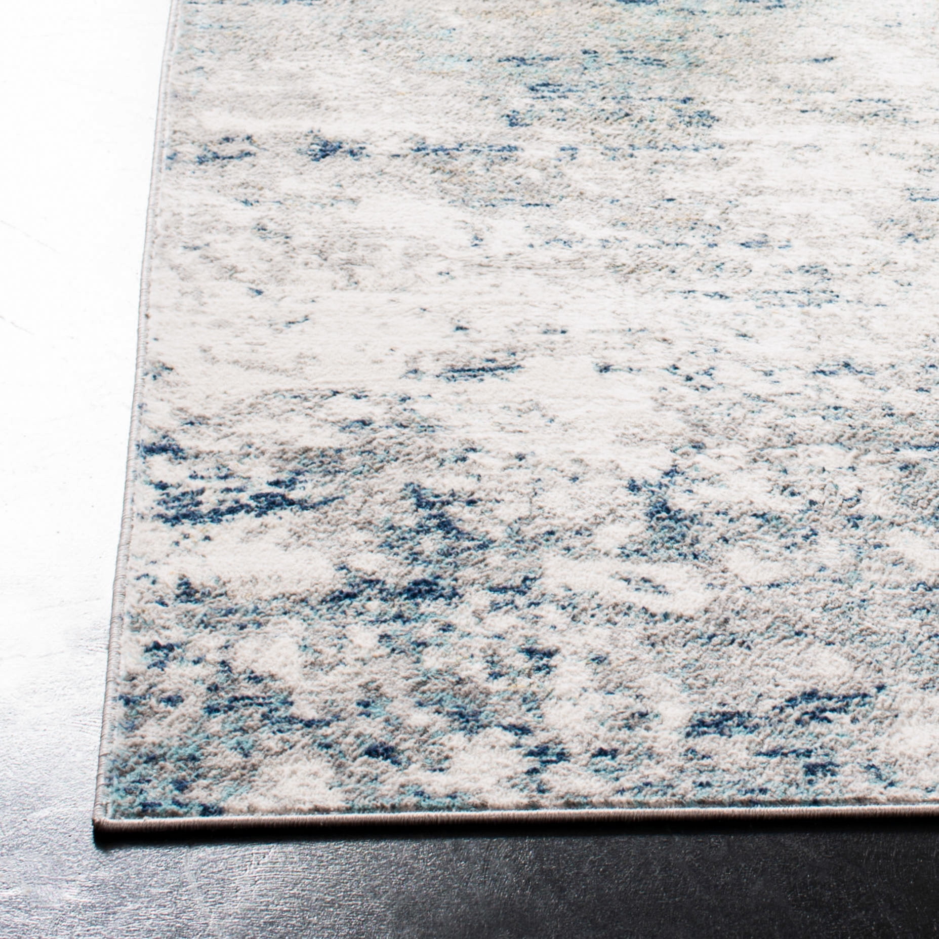 SAFAVIEH Jasper Brandt Abstract Overdyed Area Rug, Grey/Blue, 8' x 10'