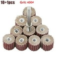 thumbnail image 1 of 10 Pcs Outils Abrasifs Roue de Rabat Disque de Ponçage pour Outil Rotatif, 1 of 5