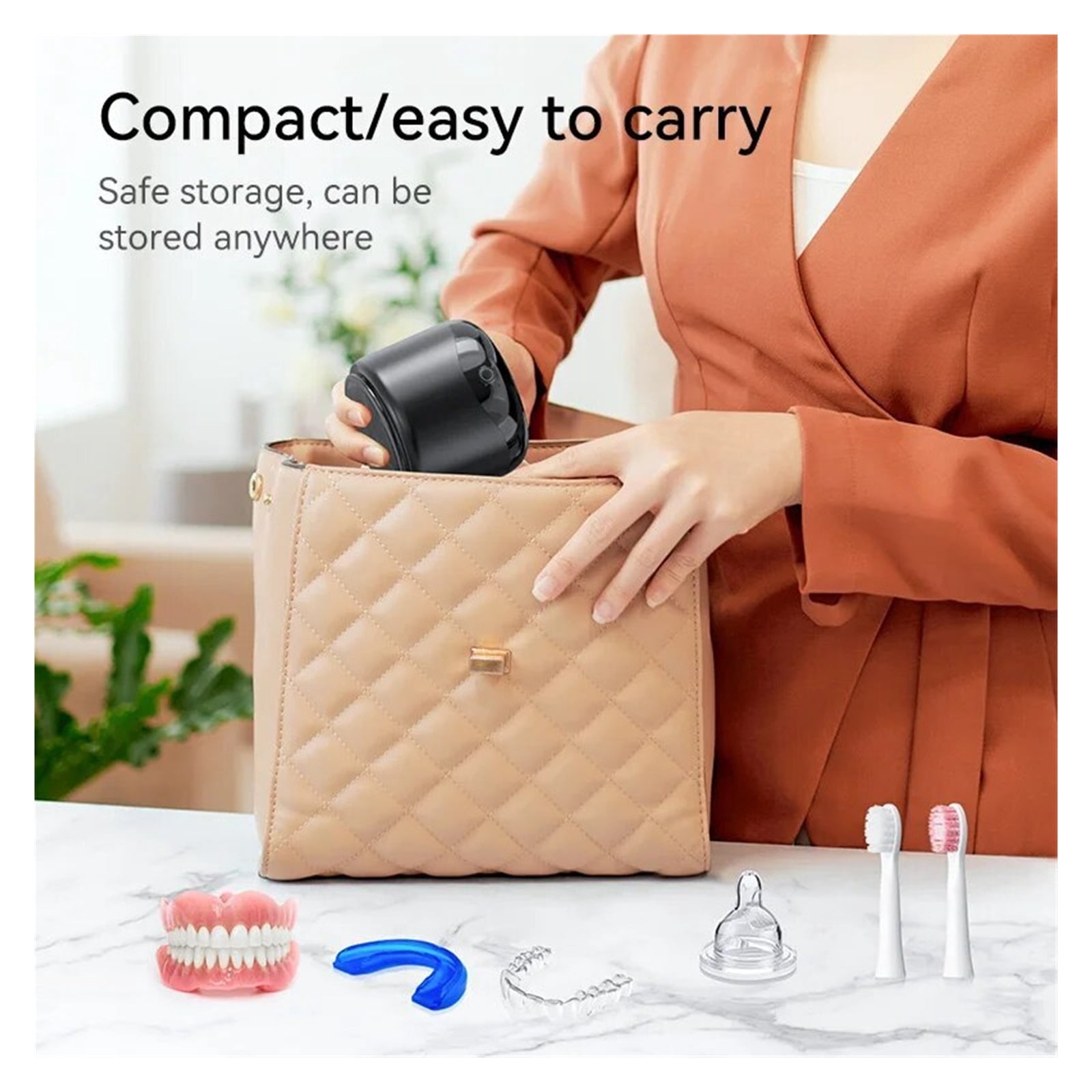 Ultrasonic Cleaner for Dentures 42-45KH Professional Ultrasonic Cleaning Machine for All Jewelry Watche Household Washer
