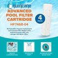 thumbnail image 3 of Hurricane 4 Pack HF7468-04 Advanced Pool and Spa Filter Cartridge Replacement, 3 of 7