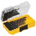 thumbnail image 3 of Juego de brocas DEWALT DW1176, color negro oxidado, 16 piezas, 3 of 8