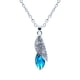 thumbnail image 2 of Collar para mujer, joyería para mujer, joyería para mujer, nuevo regalo de cumpleaños, colgante de diamante de cristal azul, collar de moda para mujer, collar de moda, 2 of 5