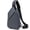 A-grey (Diagonal Front Zip), variant on Small Sling  Crossbody Bag Men Women One Strap Casual Chest Bags Slim Backpack for Outdoor Travel Biking