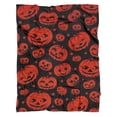 thumbnail image 5 of Pumpkin and Black Cat Pattern Halloween Blanket - Spooky Vintage Style 50x60 Inch Ultra Soft Plush Throw for Home Decor, 5 of 5