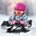 thumbnail image 6 of Sledge Neon Grip Bobsled with Insulating and Waterproof Seat by Gizmo Riders - Monster Pink, 6 of 7