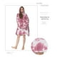 thumbnail image 3 of Sudadera con capucha para mujer, cómoda, cálida, para clima frío, ropa suelta de manga larga, vestido para el hogar, pijama de ocio a la moda Prendas para la parte del cuerpo Rosado azul Guardurnaity AP012996-06B, 3 of 6