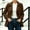 Brown, variant on IUYRTFE Women's Double-Breasted Lapel Collar Jacket Long Sleeve Casual Mid-Length Coat
