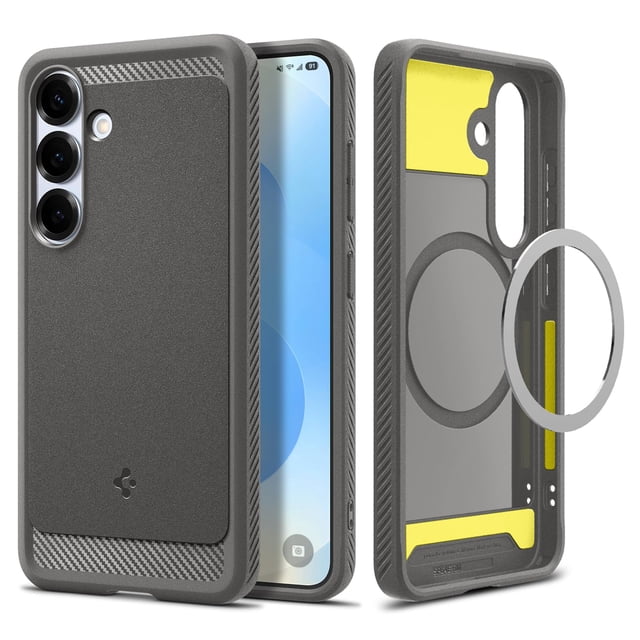 Funda para teléfono móvil Spigen Rugged Armor MagFit Galaxy S25 Plus