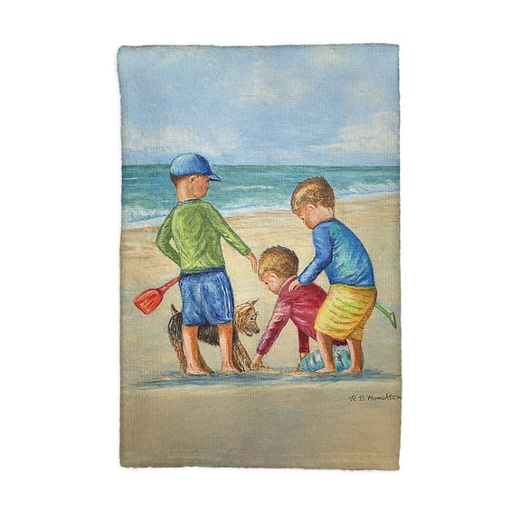 Betsy Drake KT1150 Buried Treasure Kitchen Towel