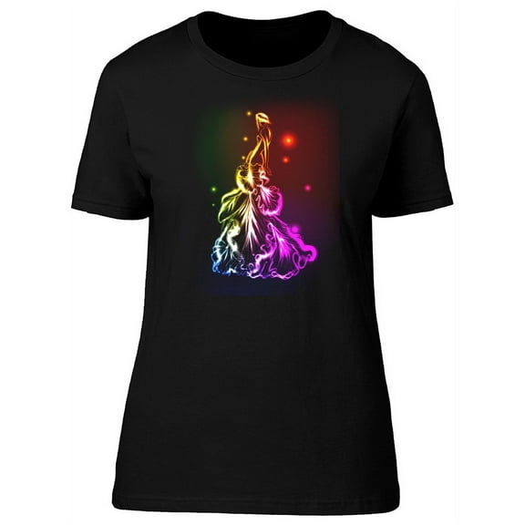 Flowers And Bright Colors T-Shirt Women -Image by Shutterstock, Female x-Large