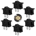 thumbnail image 4 of MasteelfCA UEETEK 20 Pcs 2 Pin Toggle Switch On/Off Mini Boat Rocker Switch Car Auto Boat Round Rocker Snap (15x21mm), 4 of 7