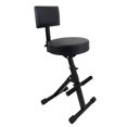 thumbnail image 1 of Taburete plegable para guitarra, trono de tambor para músico, asiento acolchado, silla portátil, trono de tambor, taburete ajustable para adultos y, 1 of 9