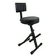 thumbnail image 1 of Taburete de guitarra, trono de batería para músico, silla portátil, asiento acolchado plegable, taburete ajustable, trono de batería para guitarrista,, 1 of 8