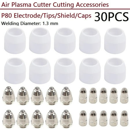 

30 Pcs CUT80 LG80 80A Inverter Plasma Cutter P80 Cutting Machine Accessories