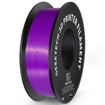 GEEETECH Purple PLA 3D Printer Filament 1.75mm Toughness Enhanced, Dimensional Accuracy  /-0.03mm, 1kg (2.2lbs) , 1080 Feet （330m）per Roll, Vacuum Packaging, Fit for Most 3D FDM Printer