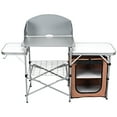thumbnail image 2 of Topbuy Camping Folding Table Portable Outdoor BBQ Grill Stand w/Windscreen Bag, 2 of 7