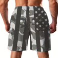 thumbnail image 3 of Ginsiom Mens Swim Trunks American Flag Quick Dry Board Shorts Swimwear Beach Shorts, 3 of 6