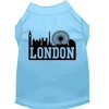 Pet Dog Cat Shirt Screen Printed, "London Skyline"