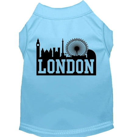 Pet Dog Cat Shirt Screen Printed, "London Skyline"