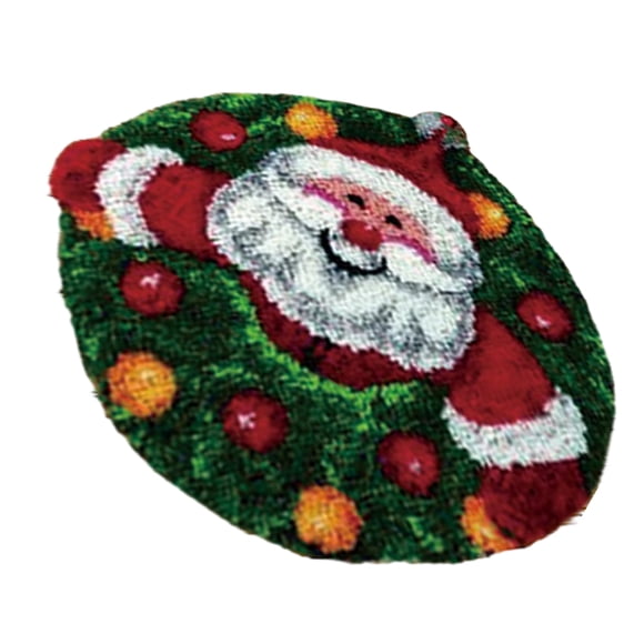 Latch Hook Kits Carpet Latch Hooking Kits Handcrafted Latch Hooked Rug Kits Cushion Embroidery Santa Claus