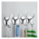 thumbnail image 5 of Ropa de ganchillo que no rebota Ganchos de suspensión en viscosa sólida detrás de la percha de la puerta Ganchos simples de acero inoxidable Percha de baño sin costura tipo D esquí esquí Gafas de esquí, 5 of 5