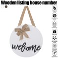 thumbnail image 3 of Welcome Sign Rustic Front Door Decor  Wood Hanging Sign Farmhouse Porch Decorations for Home Thanksgiving, 3 of 9