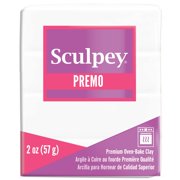Premo! Sculpey 2oz White Oven-Bake Clay - Non-toxic Clay for Sculpting, Jewelry, Modeling, School Projects, Arts & Crafts - Bulk 10 Pack