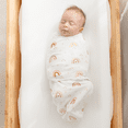 thumbnail image 5 of Comfy Cubs Baby Swaddles, Easy Adjustable 3 Pack for Boys and Girls (Small 0-3 Months, Rainbow Bohemian), 5 of 8