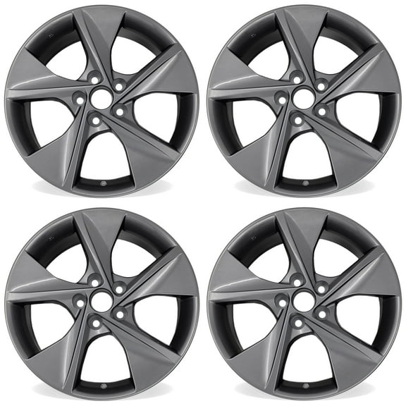18" SET OF 4 NEW 18x7.5 Charcoal Wheels for TOYOTA CAMRY 2012-2014 OEM Design Replacement Rim