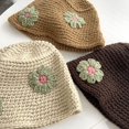 thumbnail image 2 of CoCopeaunts Women Bucket Hat Knitted Thick Fisherman Hat Winter Fashion Cute Outdoor Warm Handmade Hook Flower Ladies Bucket Cap, 2 of 8