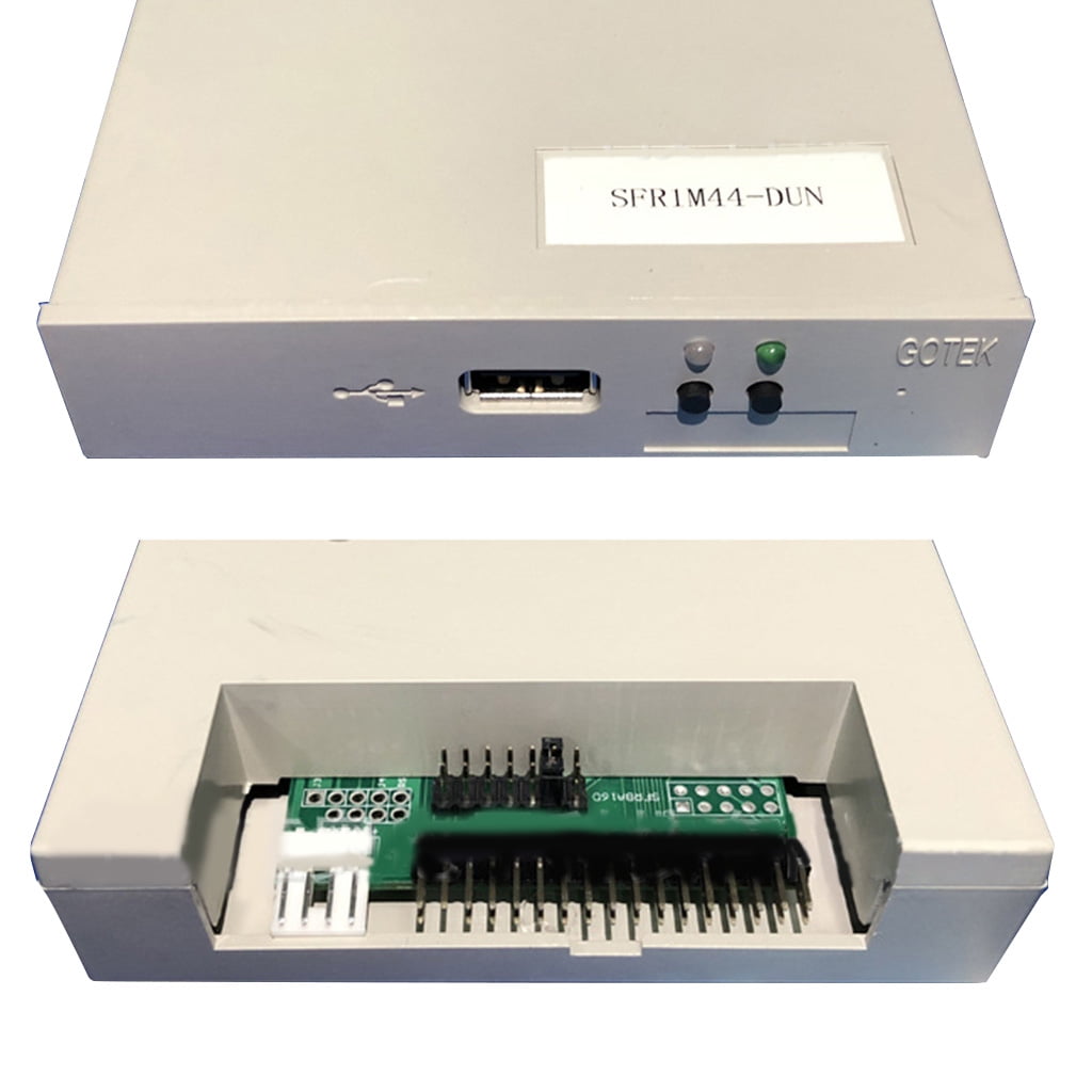 USB Floppy Disk Reader Drive 34pin 3.5in External 1.44 FDD Diskette Drive for Electronic Plug＆Play No for Extra Drive