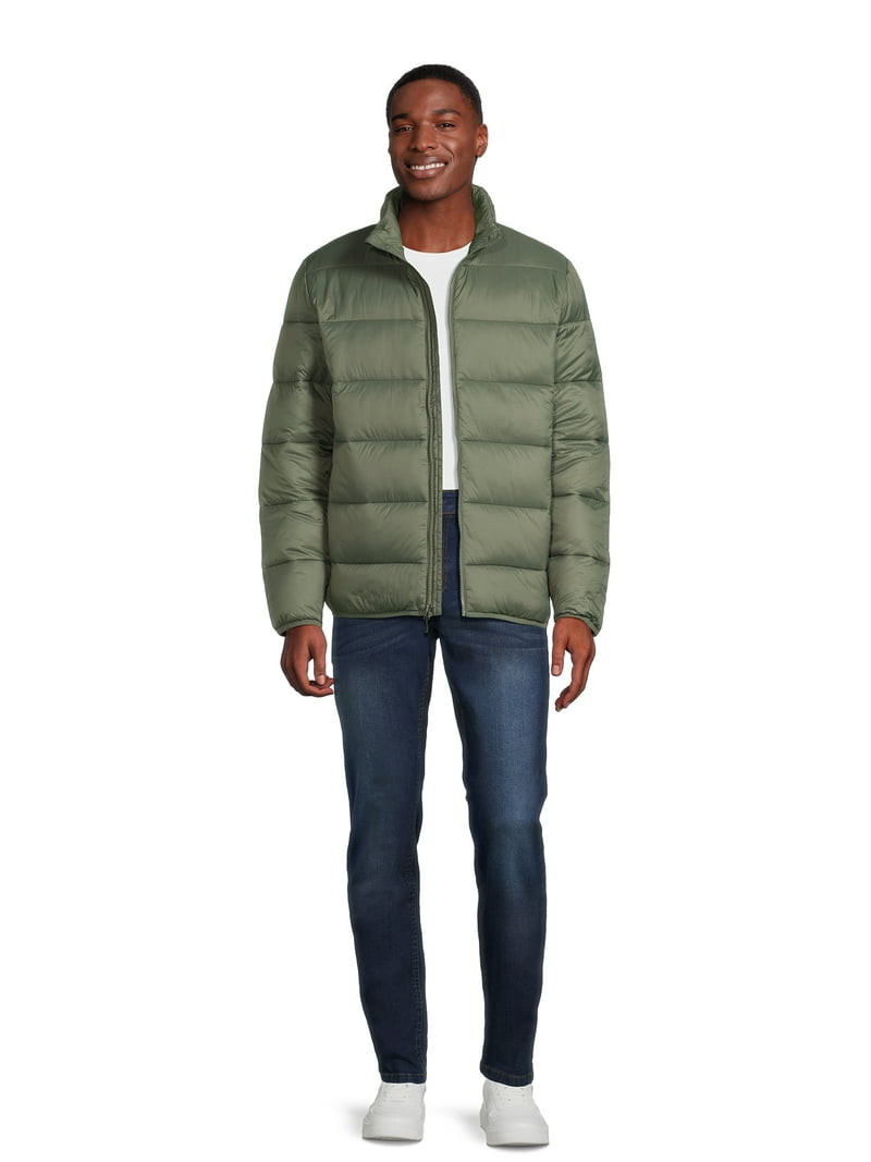 Swiss Tech Men's and Big Men's Packable Puffer Jacket, Sizes S-3XL