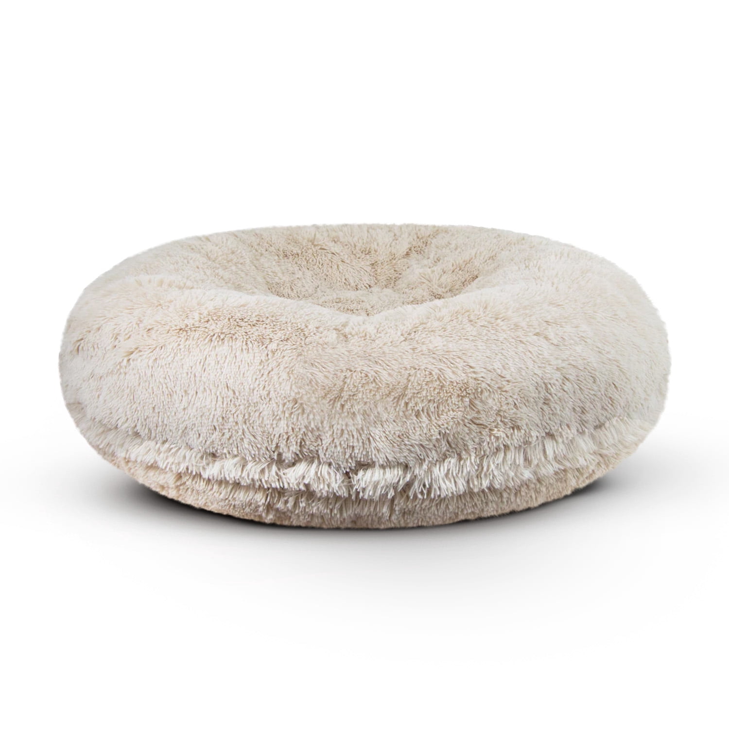 Bessie and Barnie Signature Blondie Shag Extra Plush Faux Fur Bagel Pet/ Dog Bed