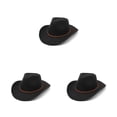 thumbnail image 3 of Sombreros de vaquero Sonducket diseño especial gorras masculinas suaves y cómodas multifuncional rojo caqui Negro vino Gris 58x58x12cm, 3 of 6