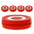 thumbnail image 1 of OUNONA 5Pcs Universal Fit Red Tennis Racket Dampeners for Enhanced Comfort and Accuracy, 1 of 8