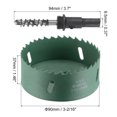 thumbnail image 2 of Uxcell Bi-Metal Hole Saw High Speed Steel Hole Cutter Tool for Metal Wood 3-5/9", 2 of 5